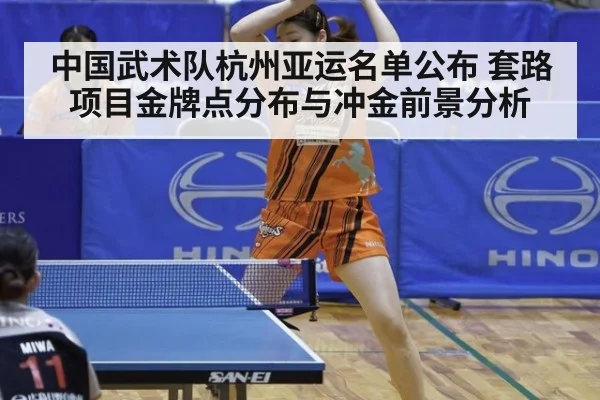 中国武术队杭州亚运名单公布 套路项目金牌点分布与冲金前景分析